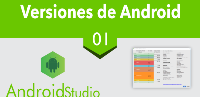 1.1 En qué versión de Android debemos programar?