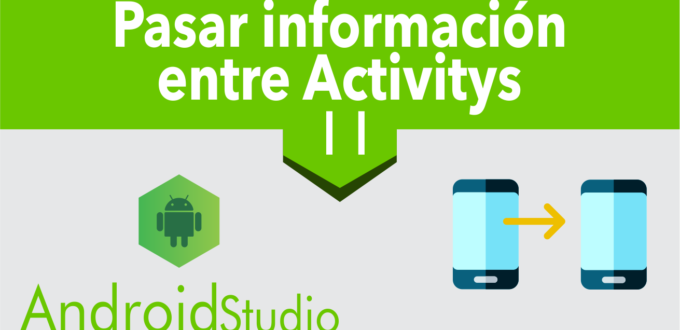 2.4 Pasar información entre Activitys