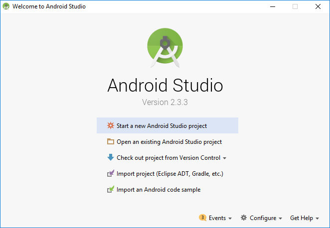 Crear nuevo proyecto. - Curso Android