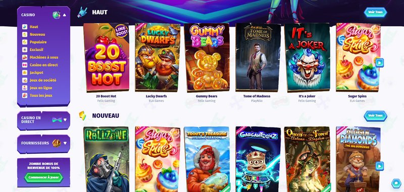Casombie casino login à France